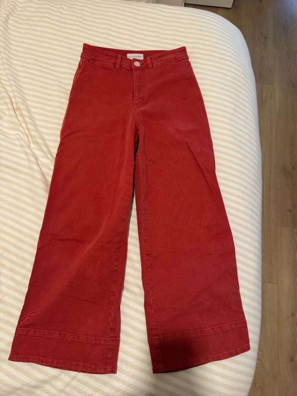 Loft High Rise Wide Leg Jeans